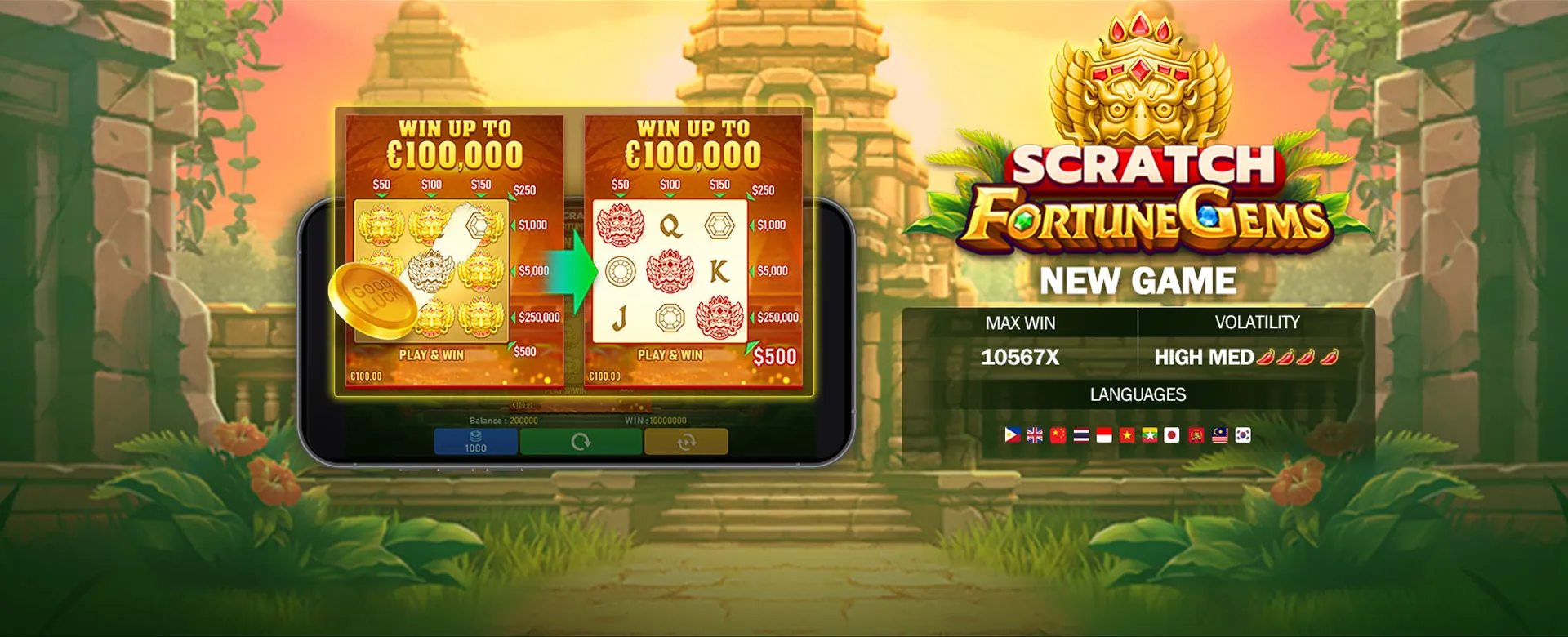 ph22 online casino banner showing exciting games and bonuses